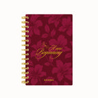 A New Beginning Floral Foil Lined Notebook