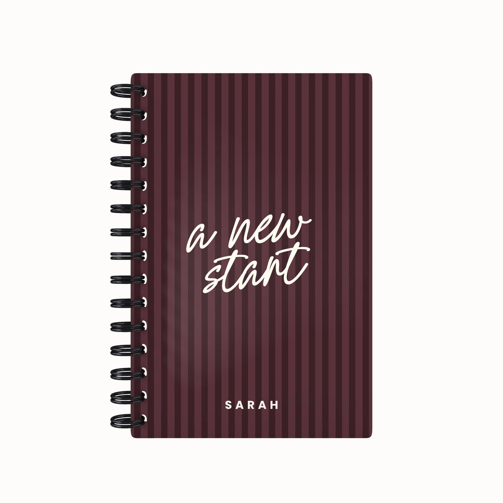 A New Start Lined Notebook