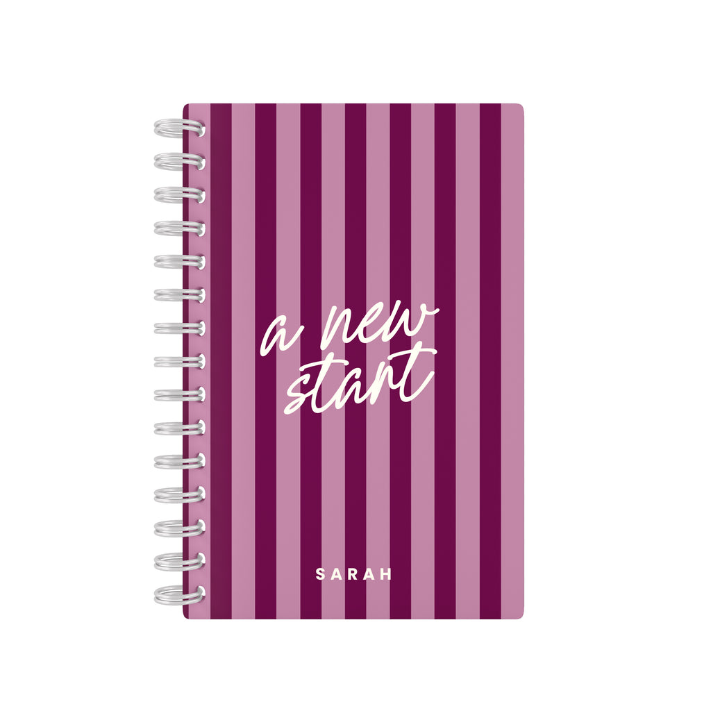 A New Start Lined Notebook