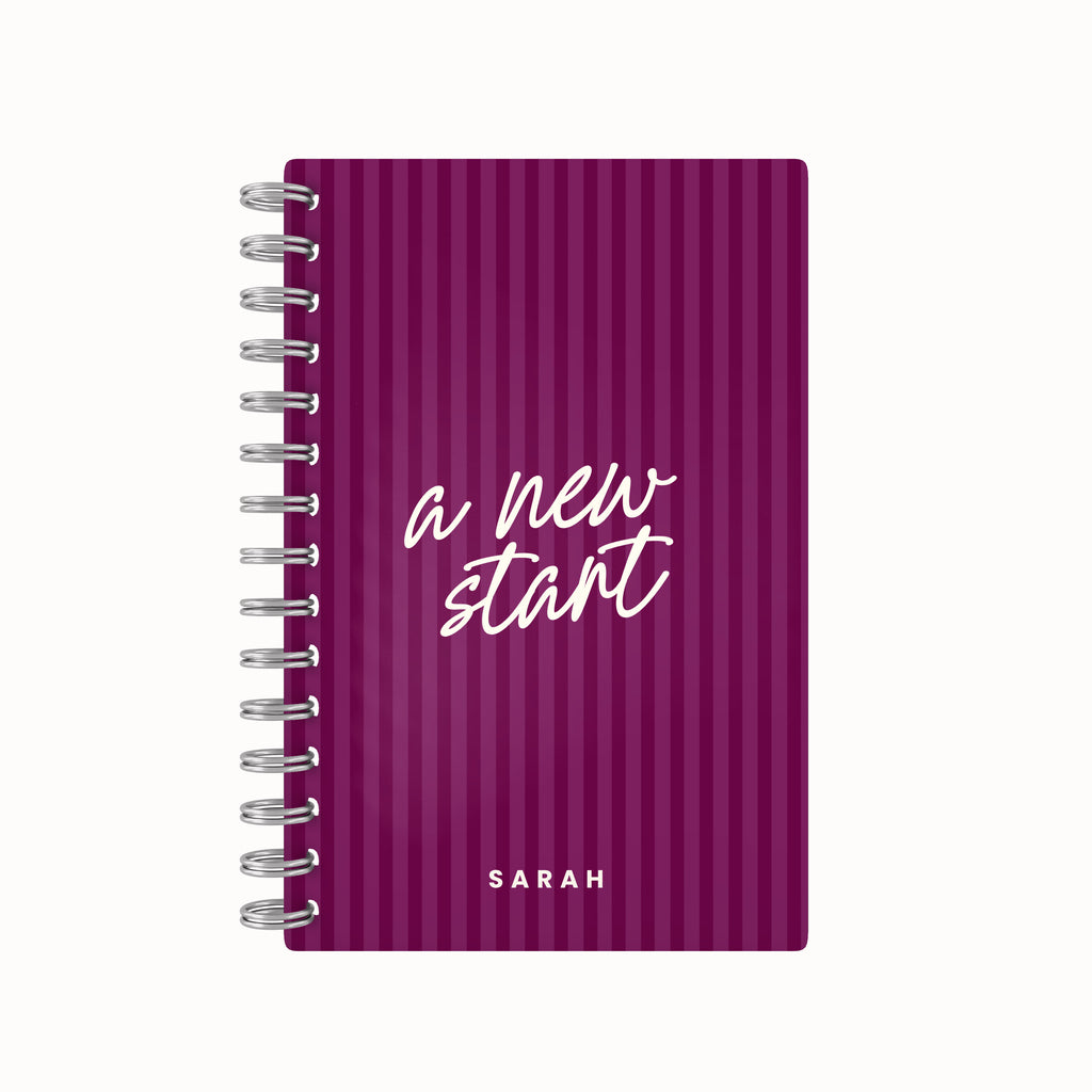 A New Start Lined Notebook