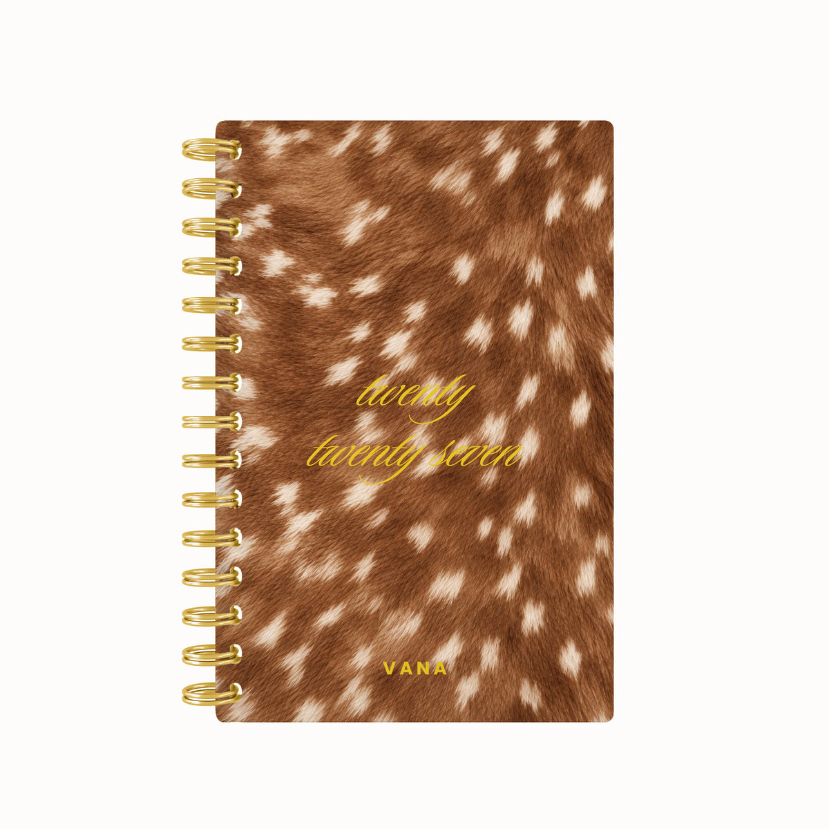 Animal print bambi foil weekly planner