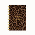Animal print cheetah foil weekly planner
