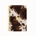 Animal print cow foil weekly planner