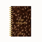Animal Print Deer Foil Lined Notebook