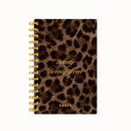 Animal Print Leopard Foil Lined Notebook