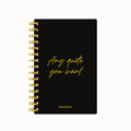Any quote in this style foil daily planner