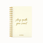 Any quote in this style foil daily planner