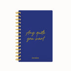 Any quote in this style foil daily planner