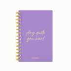 Any quote in this style foil daily planner