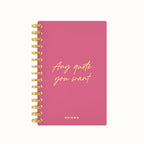 Any quote in this style foil daily planner