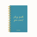 Any quote in this style foil daily planner