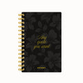 Any quote u want script full bloom foil daily planner