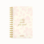 Any quote u want script full bloom foil daily planner