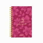 Any quote u want script full bloom foil daily planner