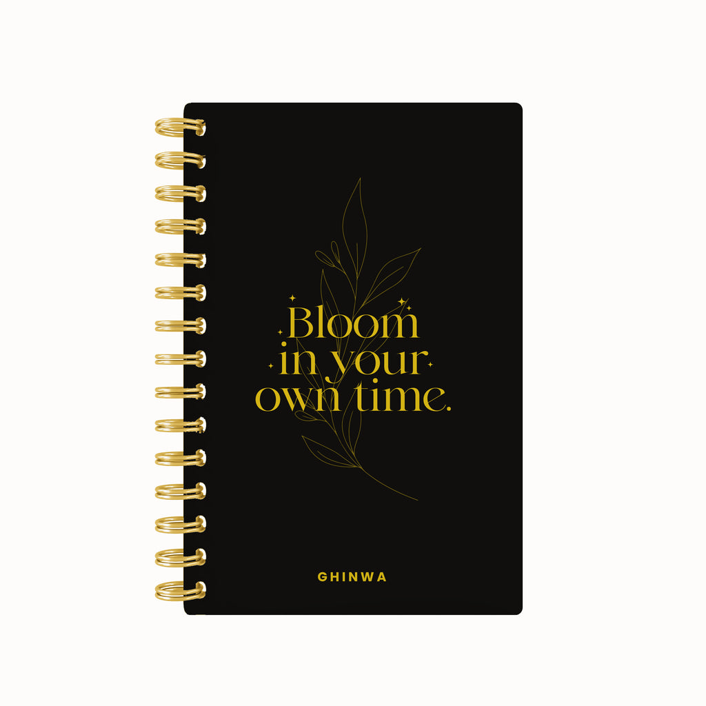 Bloom in your own time foil daily planner