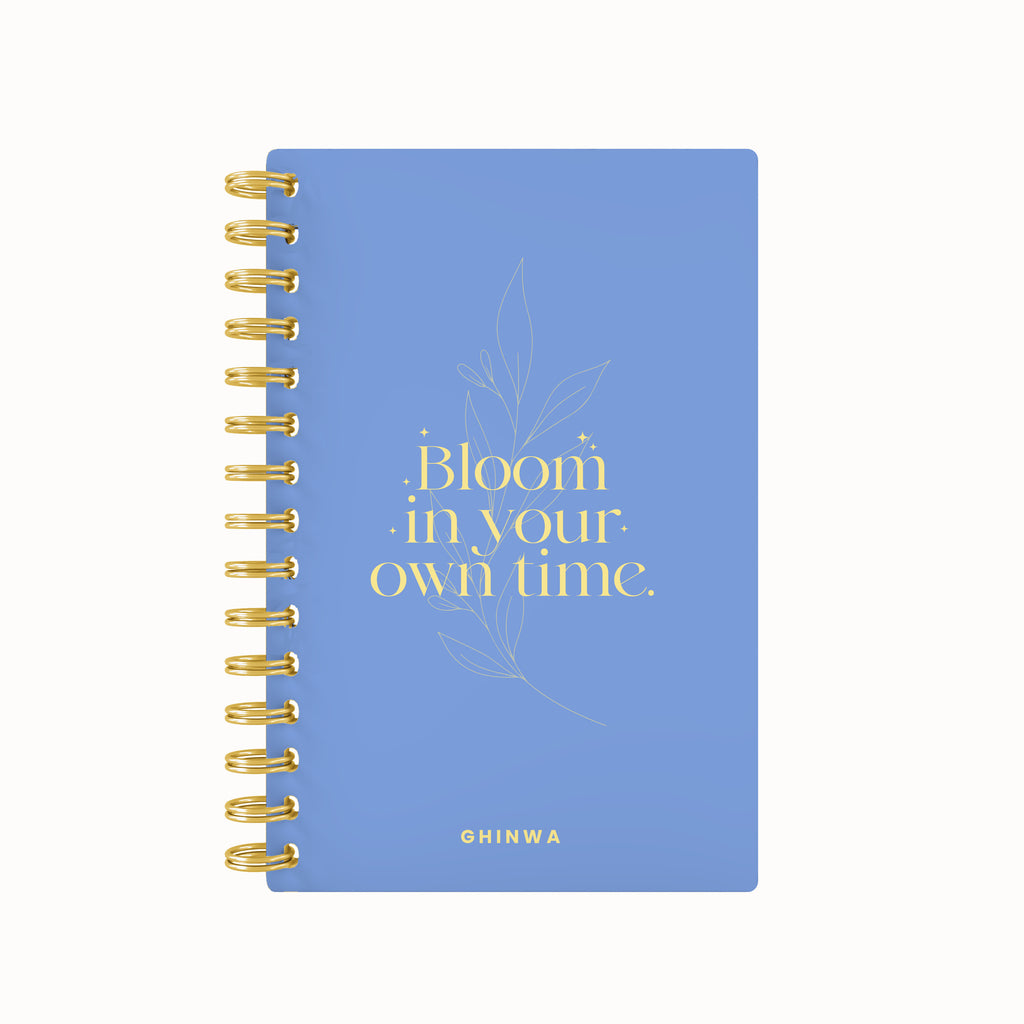Bloom in your own time foil daily planner