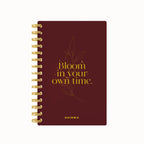 Bloom in your own time foil daily planner