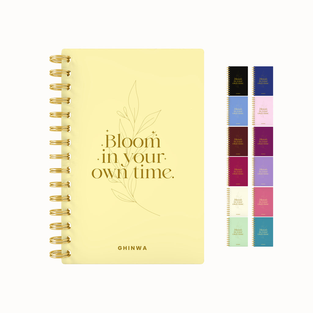 Bloom in your own time foil daily planner