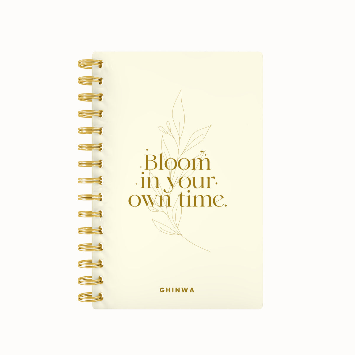 Bloom in your own time foil daily planner
