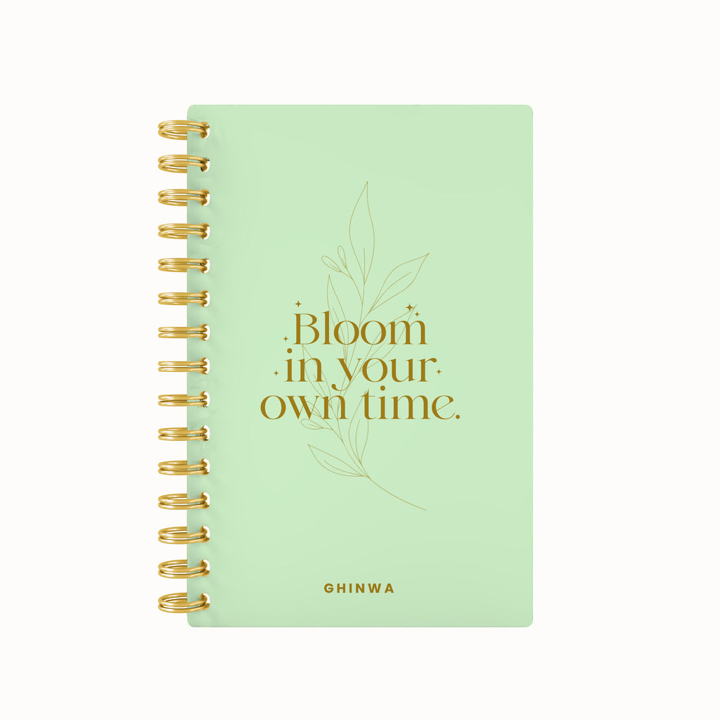 Bloom in your own time foil daily planner