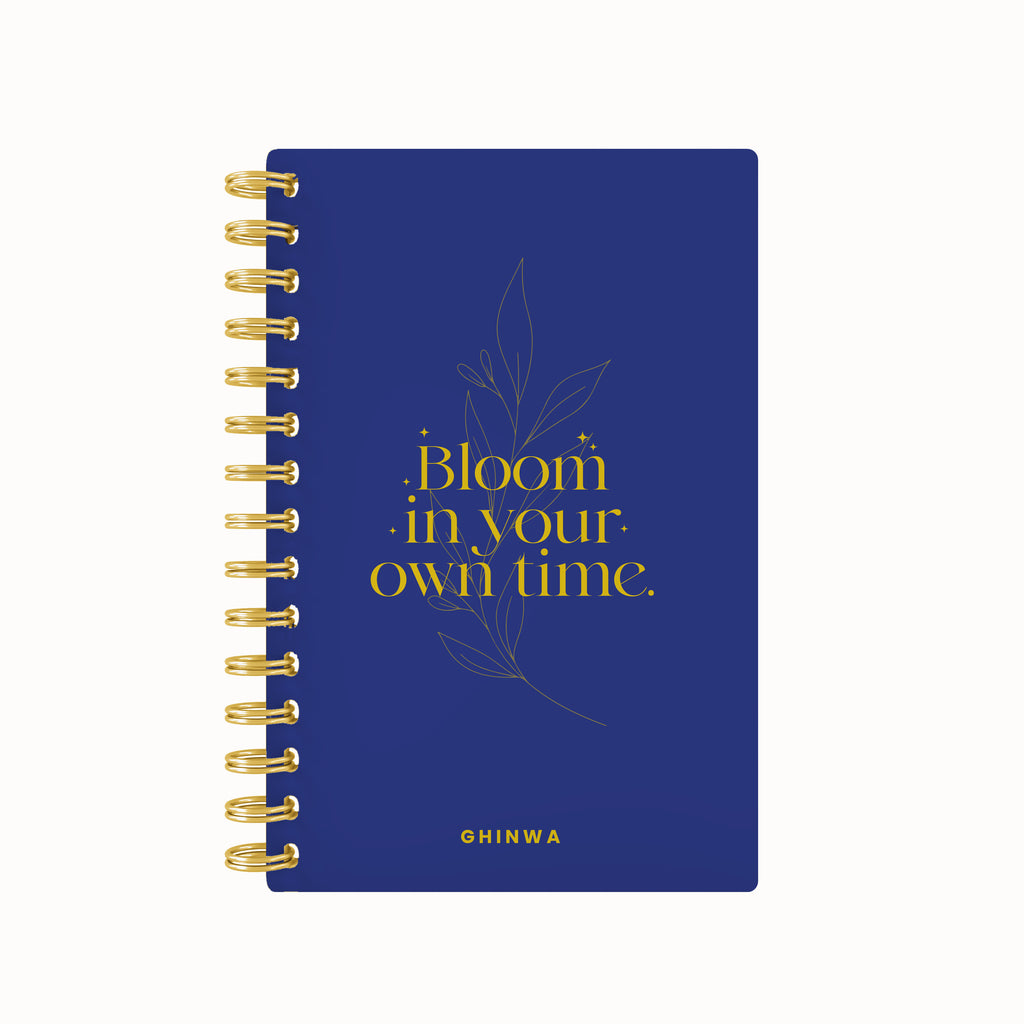 Bloom in your own time foil daily planner