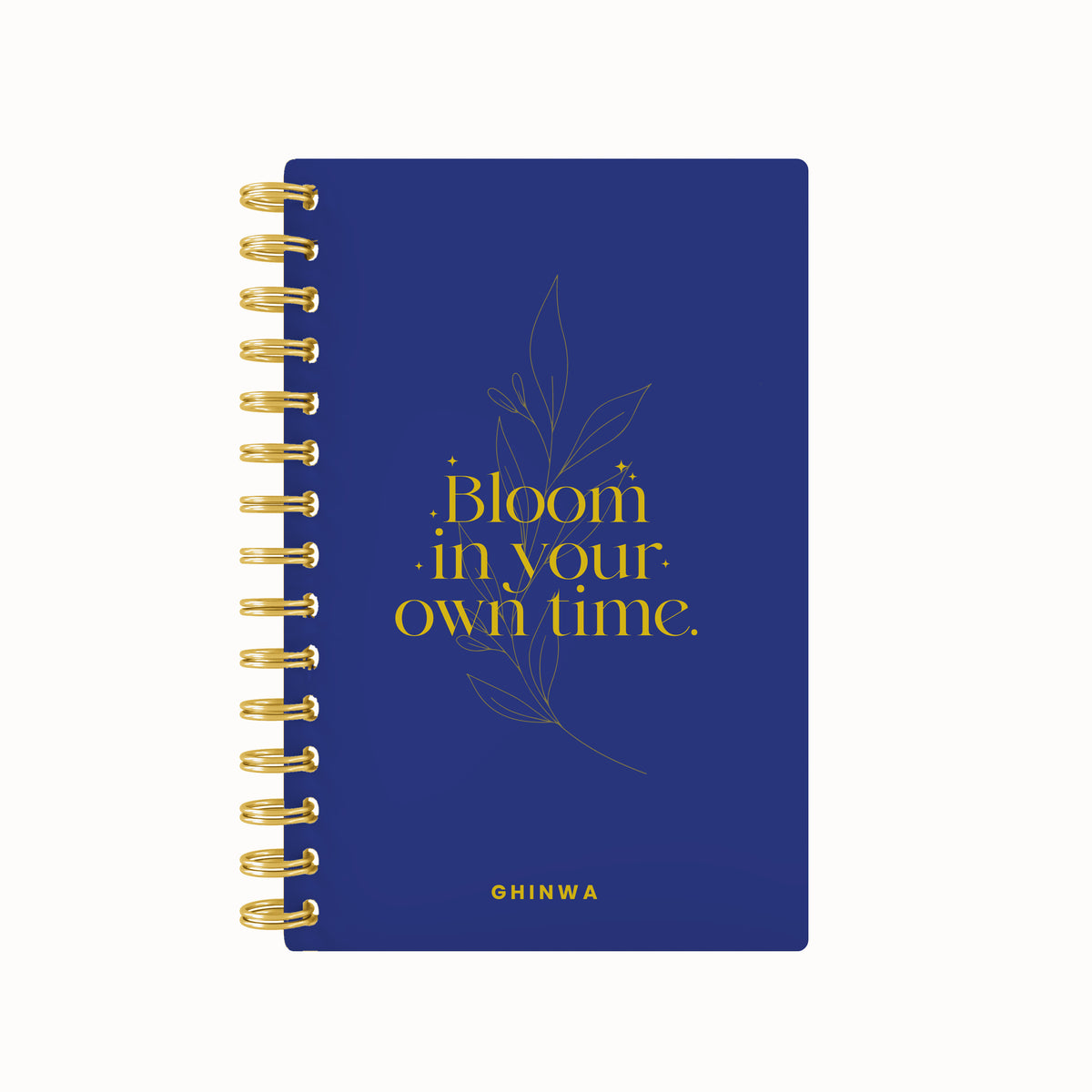 Bloom in your own time foil daily planner
