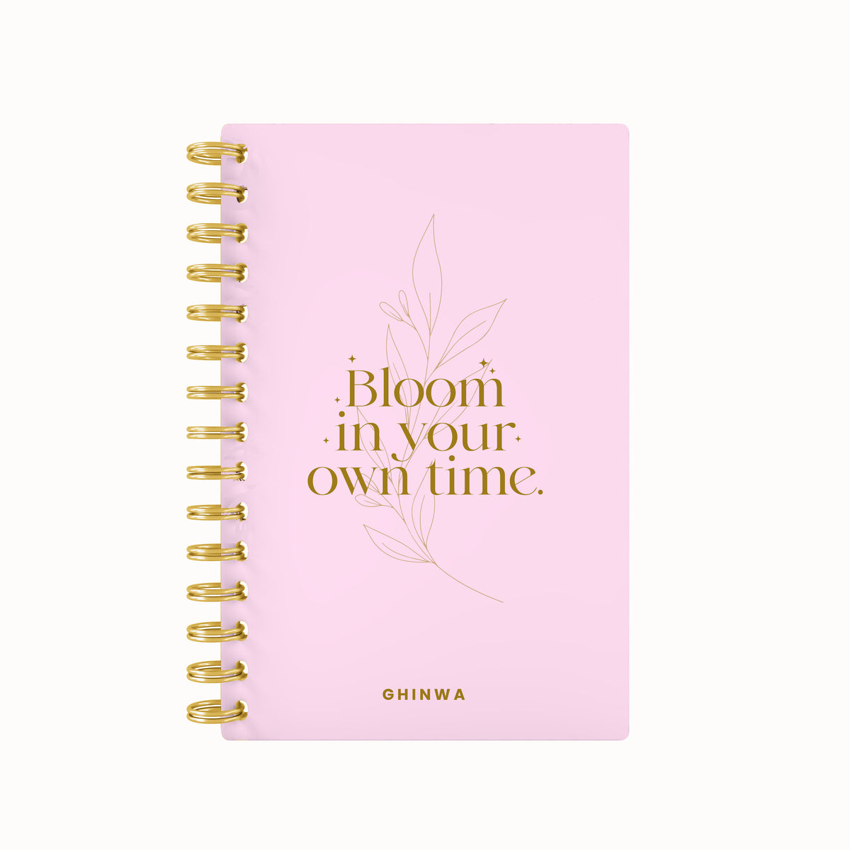 Bloom in your own time foil daily planner