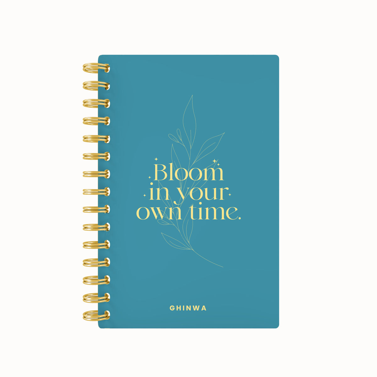 Bloom in your own time foil daily planner