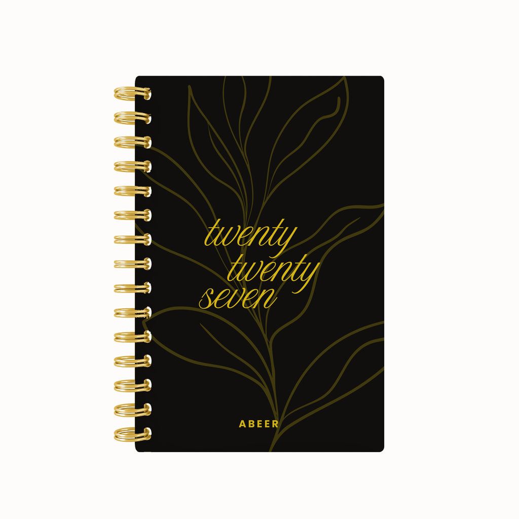Blooming twenty seven foil daily planner