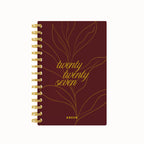 Blooming twenty seven foil daily planner