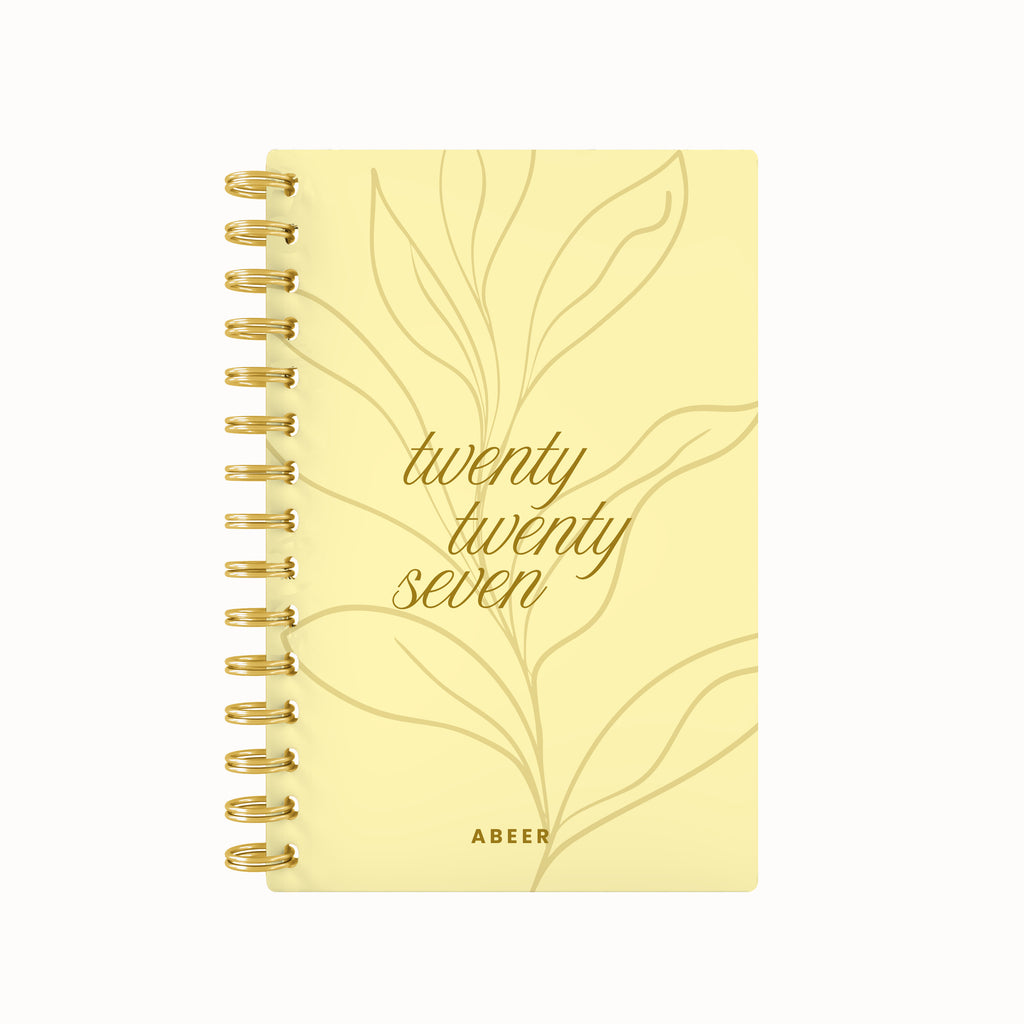 Blooming twenty seven foil daily planner