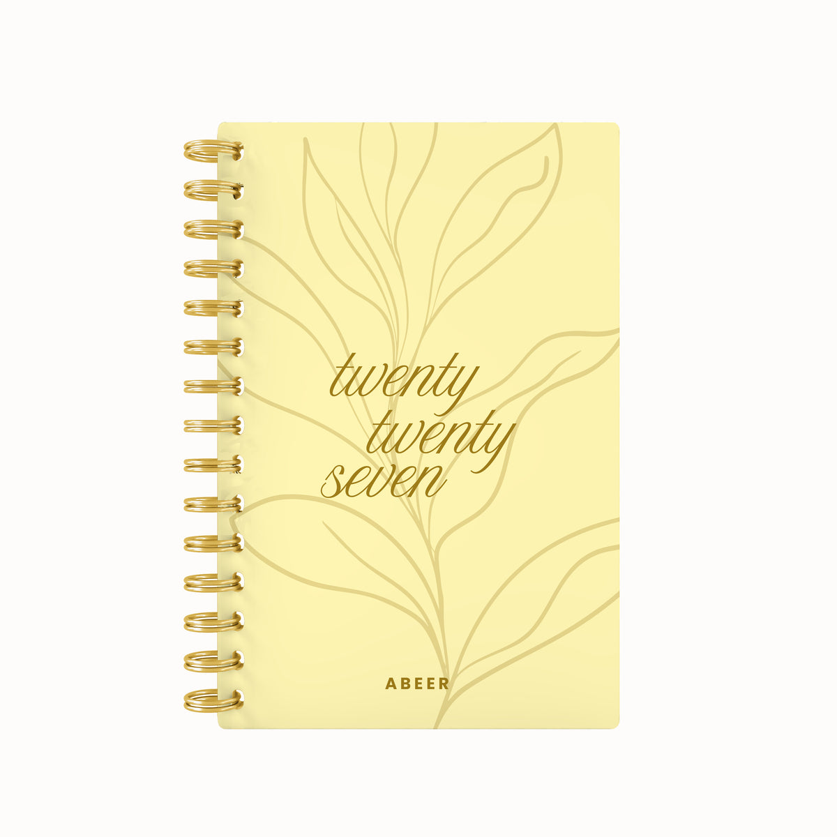 Blooming twenty seven foil daily planner