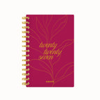 Blooming twenty seven foil daily planner
