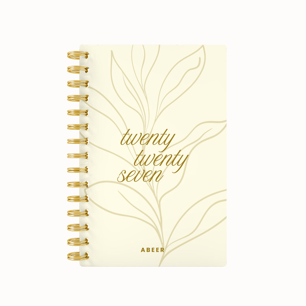 Blooming twenty seven foil daily planner