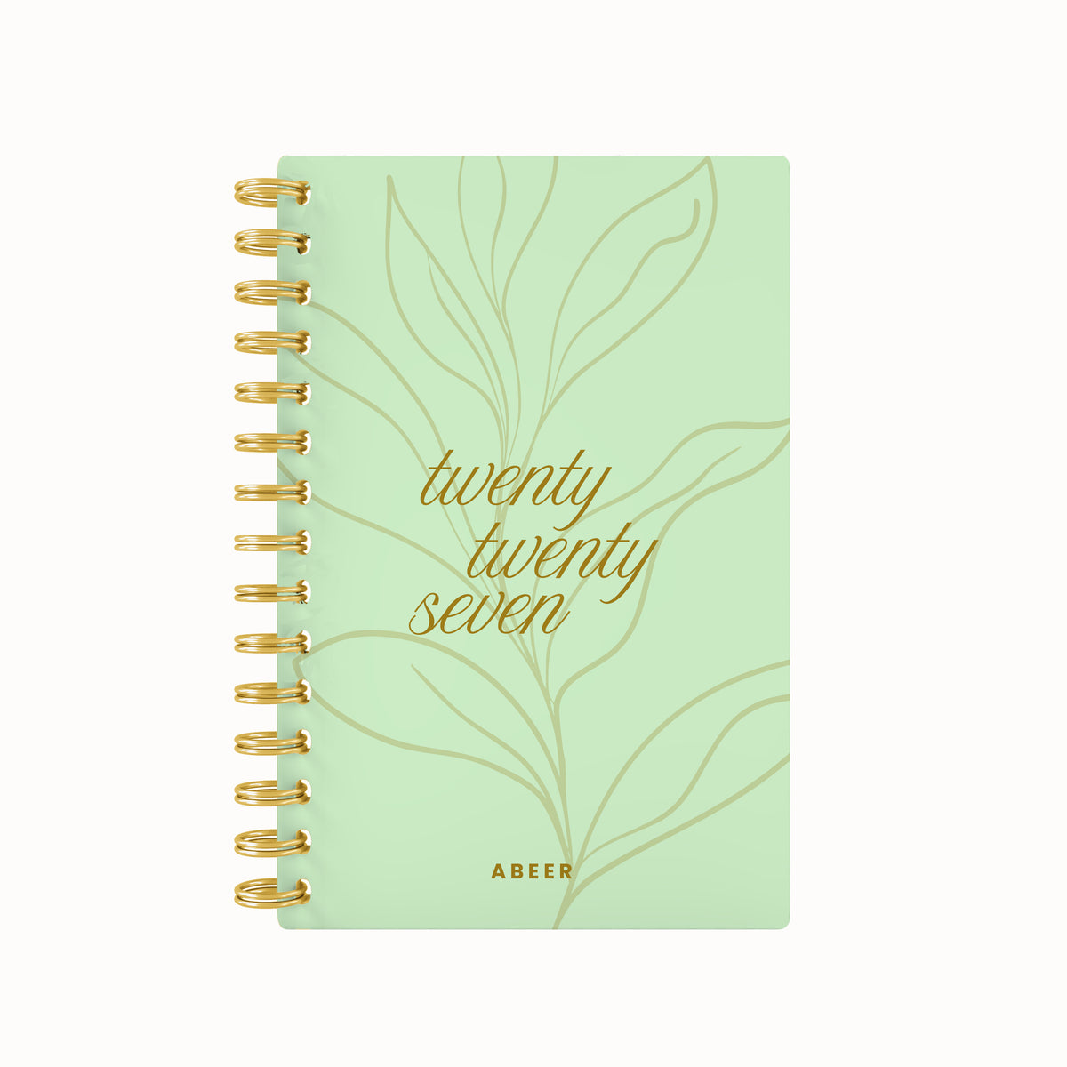 Blooming twenty seven foil daily planner