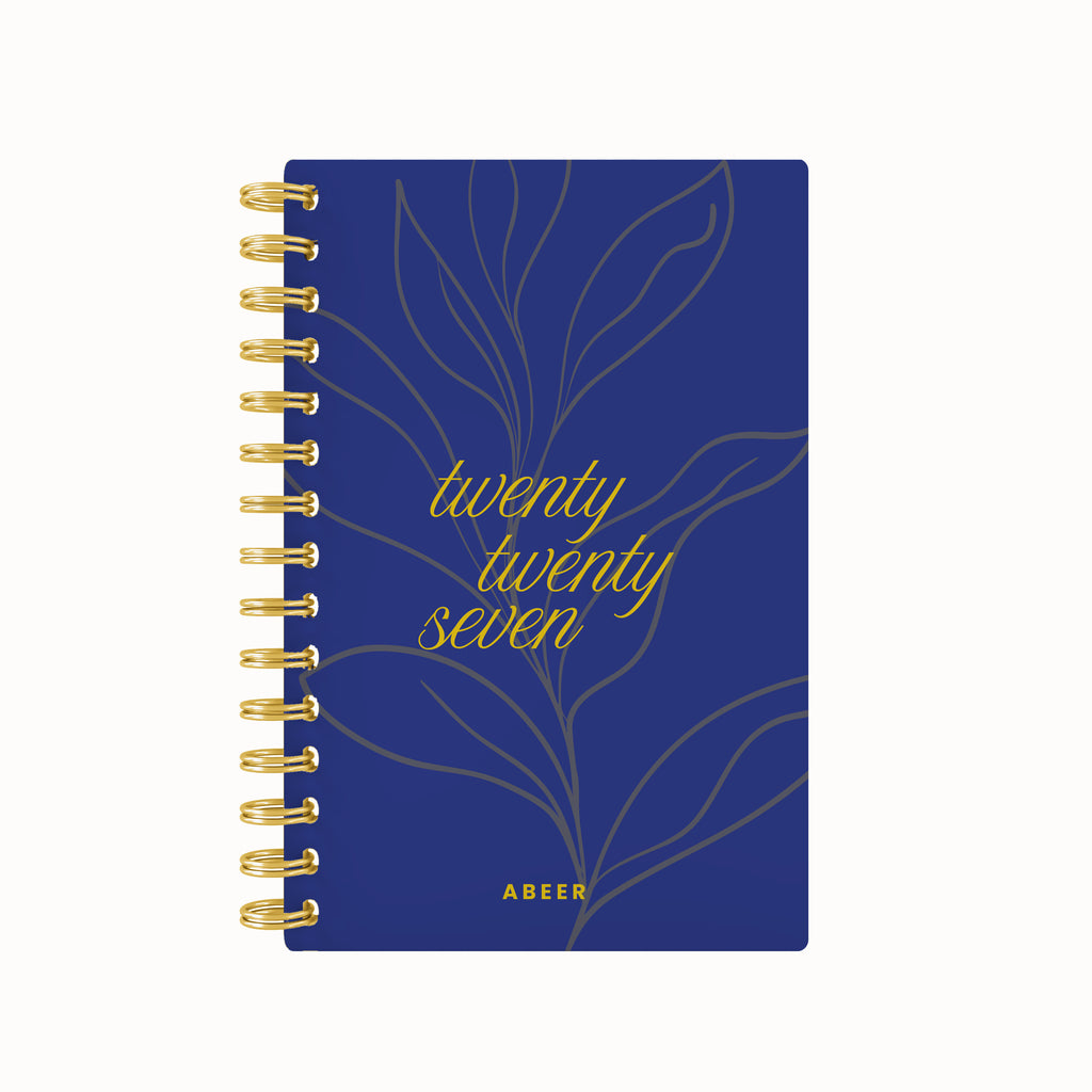 Blooming twenty seven foil daily planner