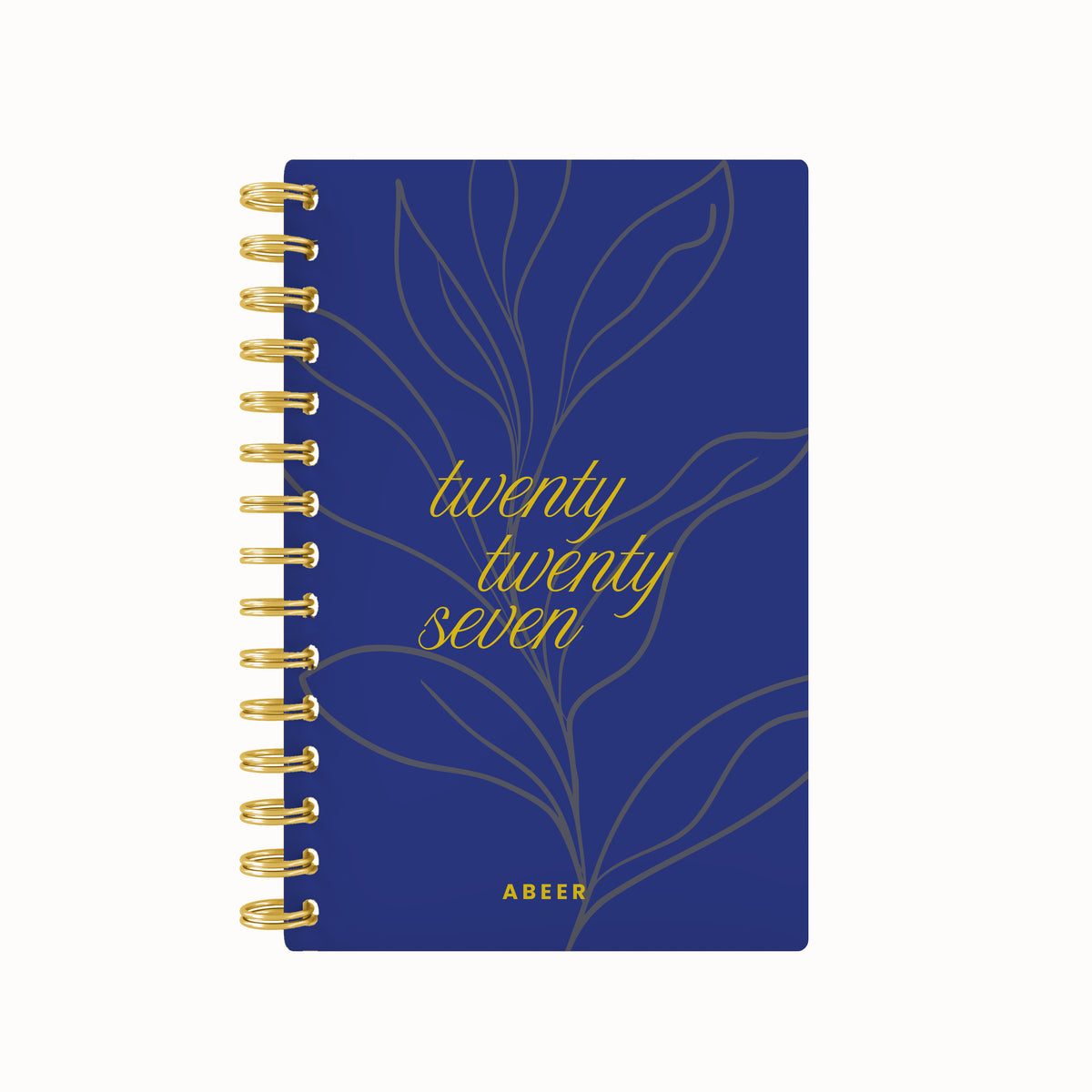 Blooming twenty seven foil daily planner