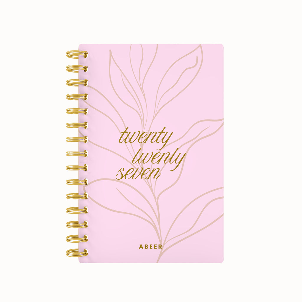 Blooming twenty seven foil daily planner