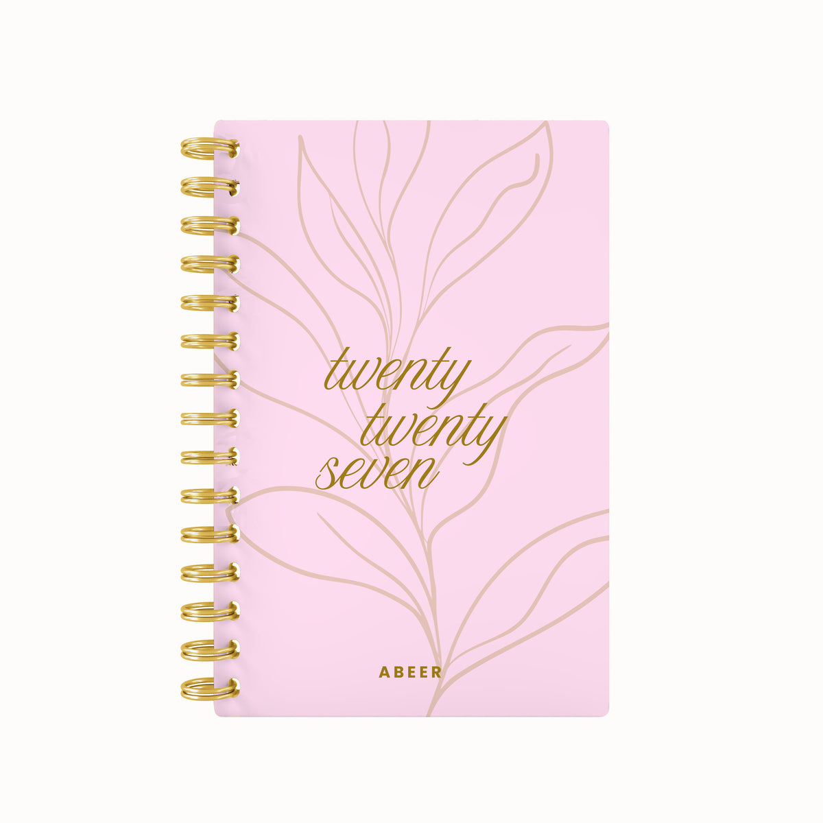 Blooming twenty seven foil daily planner