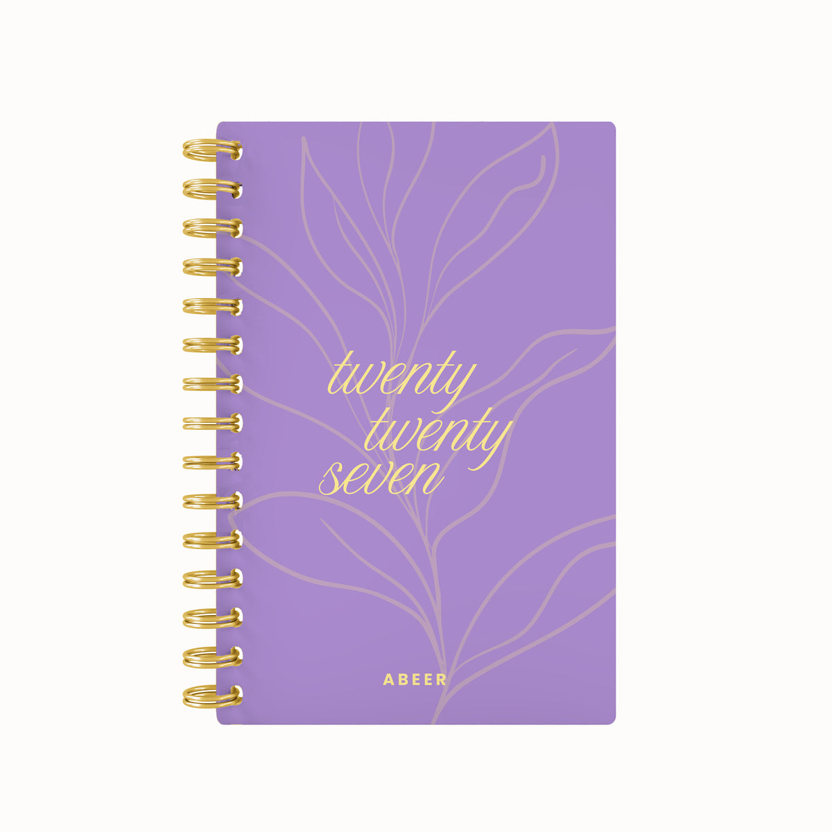 Blooming twenty seven foil daily planner