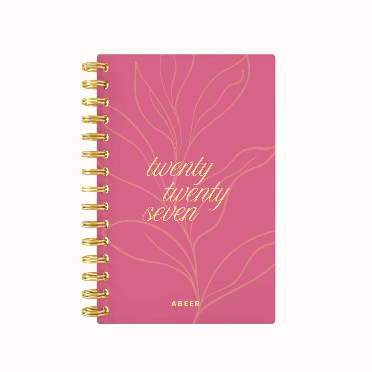 Blooming twenty seven foil daily planner