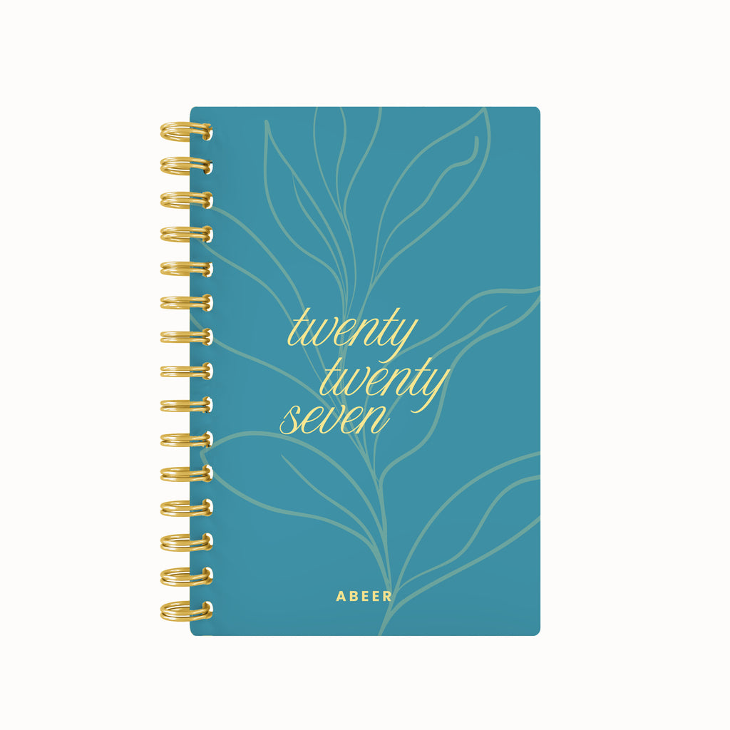 Blooming twenty seven foil daily planner