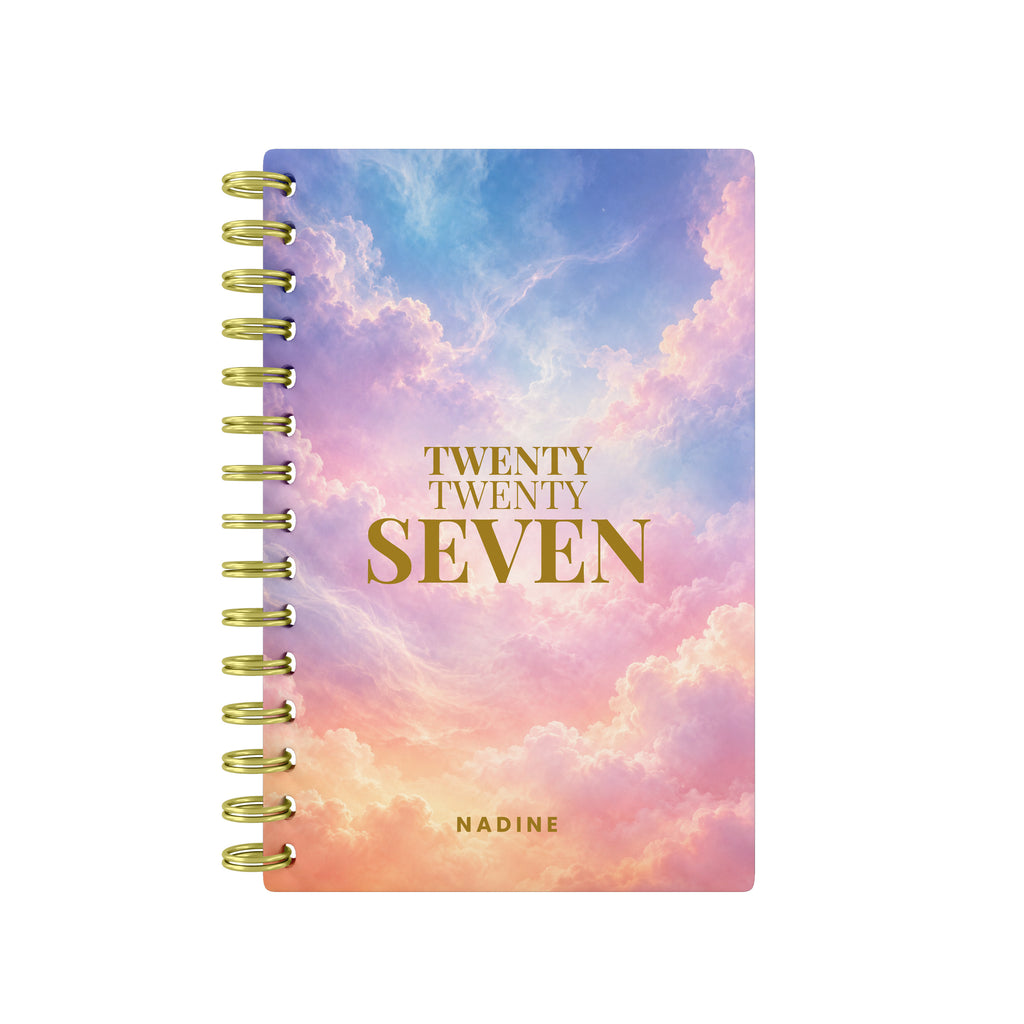 Bold 27 dream clouds weekly planner