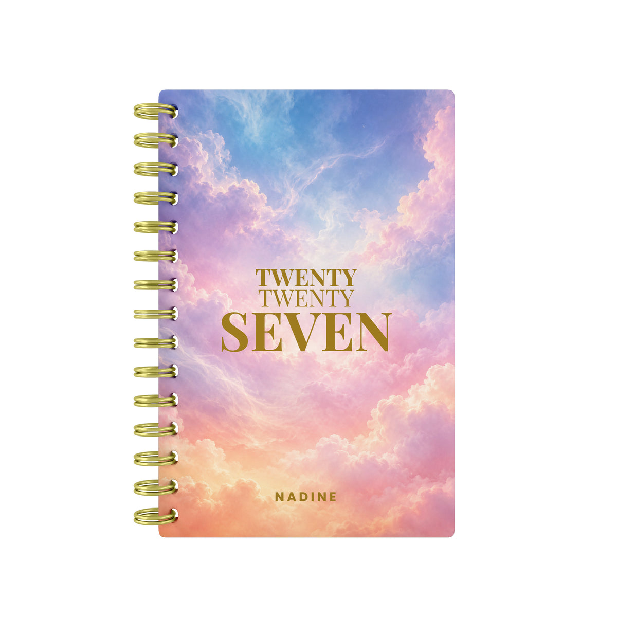 Bold 27 dream clouds weekly planner