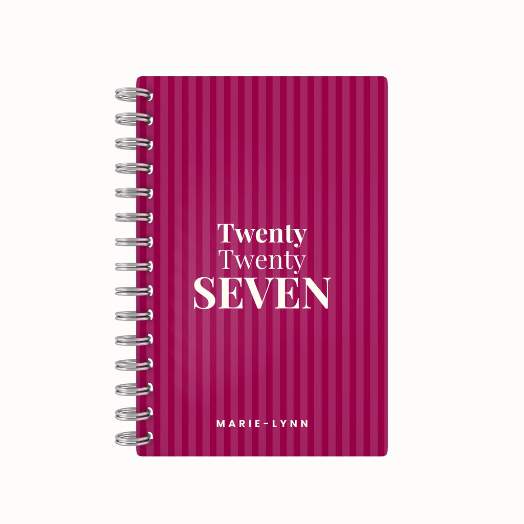 Bold 27 Weekly Planner Stripes