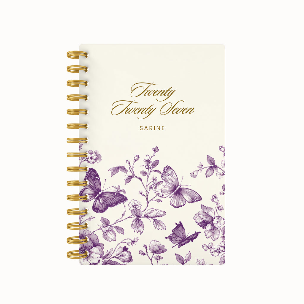 Butterfly Garden Foil Lined Notebook