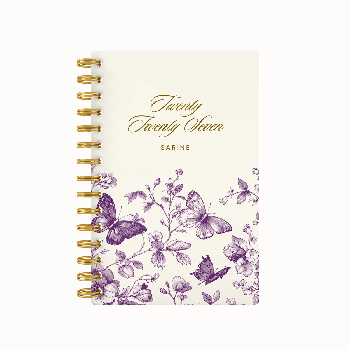 Butterfly Garden Foil Lined Notebook