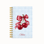 Cherry checkered weekly planner