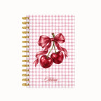 Cherry checkered weekly planner