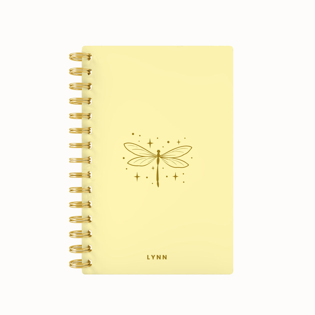 Dragon Fly Foil Lined Notebook